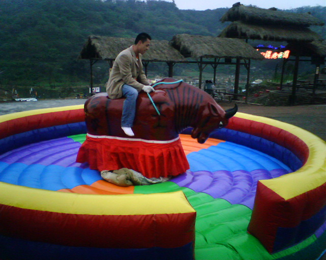 mechanical bull inflatable rides