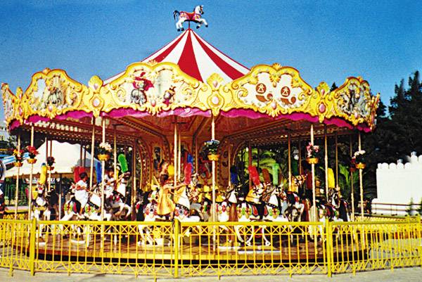 picture of playground merry go round