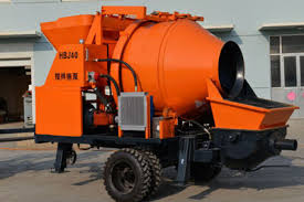 diesel concrete mixer and pump