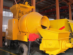 diesel concrete mixer and pump