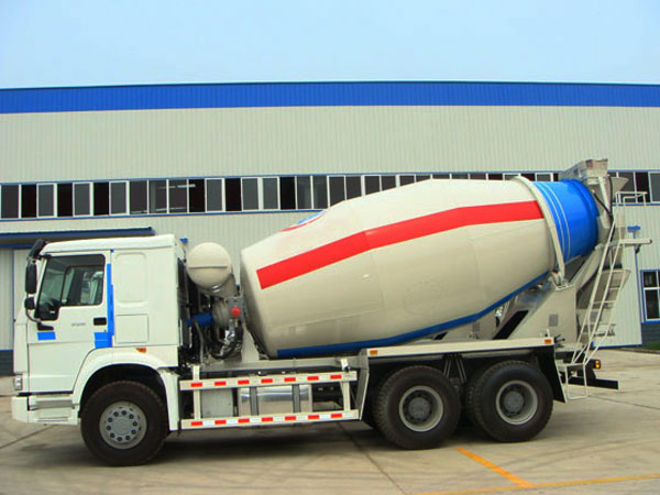 dry mix concrete truck