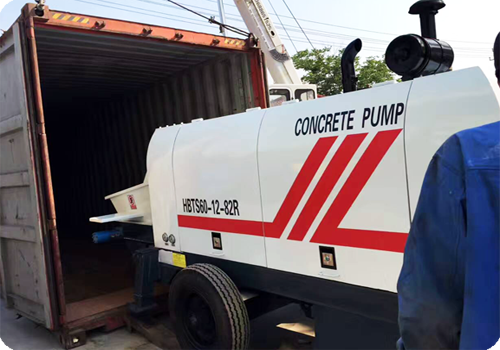 small trailer concrete pump