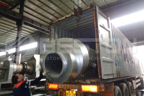 Shipment of Sawdust to Charcoal Machine