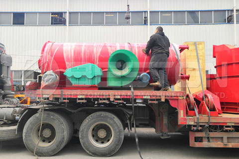 Shipment of Beston Sawdust Charcoal Machine