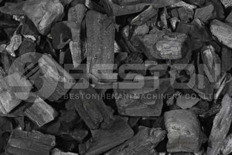 Wood Charcoal Made from Beston Wood Charcoal Making Machine