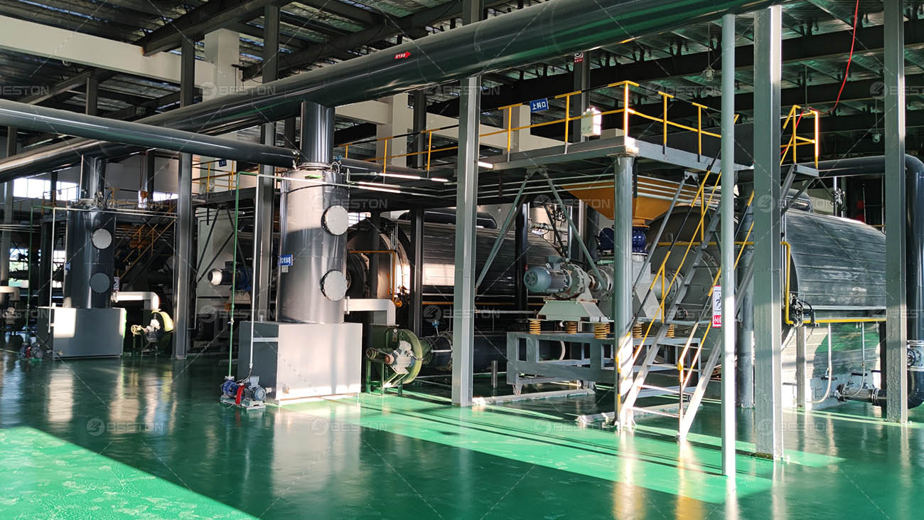 Beston Oil Sludge Pyrolysis Project Successfully Completed in Hubei, China in 2023